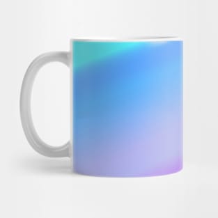 blue pink yellow abstract texture Mug